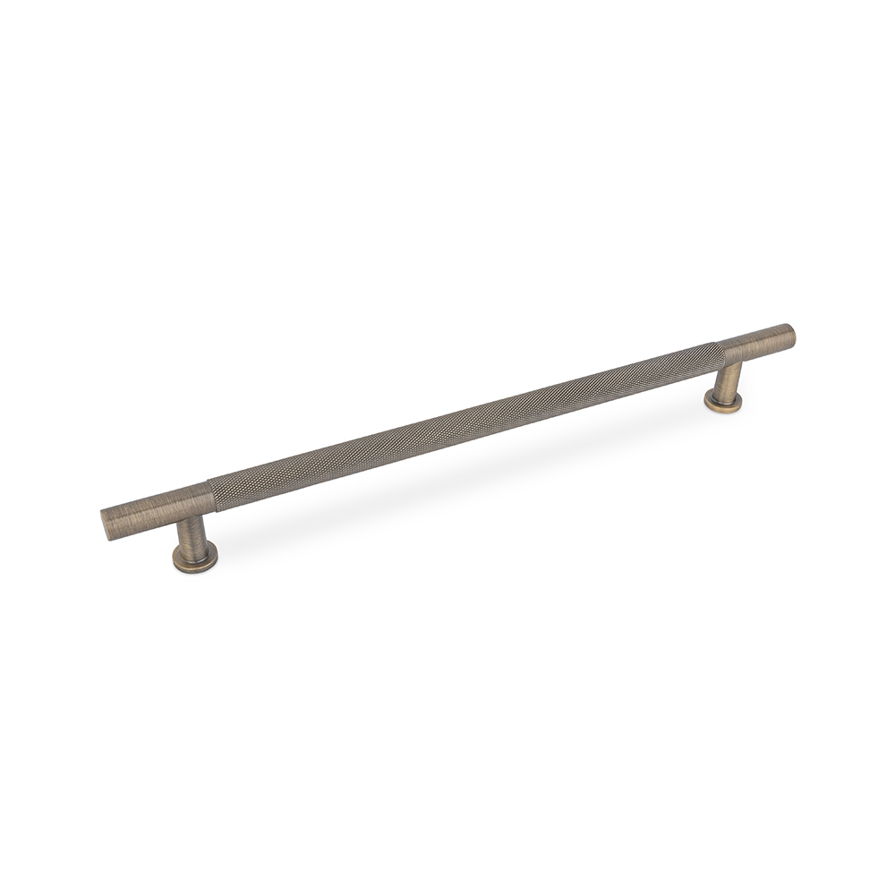 FENDER KNURLED, T Bar Handle, Antique Brass